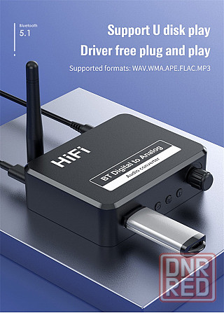 Цифро-аналоговый преобразователь (цап) Hi-Fi 96 кГц Bluetooth Донецк - изображение 6