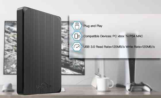 Портативный внешний жесткий диск HDD 2,5 дюйма, 500 Гб, 1ТБ Донецк