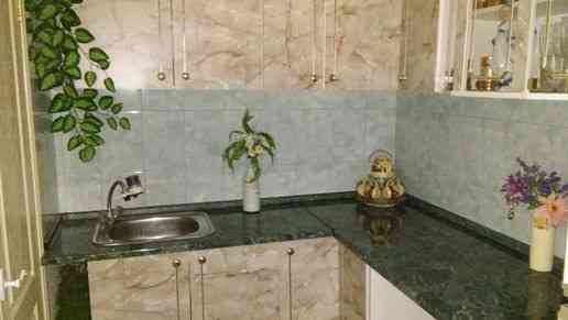 Угловая кухня под мрамор 1,85х1,85 м Донецк