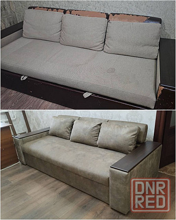 Перетяжка ремонт мягкой мебели Донецк - изображение 4