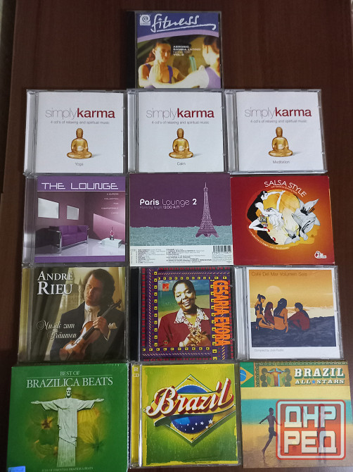 cd диски музыка для танцев/спорта/йоги/лицензия Донецк - изображение 1