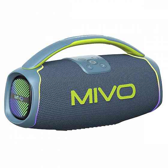 Mivo M25, 60Вт Портативная беспроводная колонка c RGB подсветкой (Влагозащита) Донецк