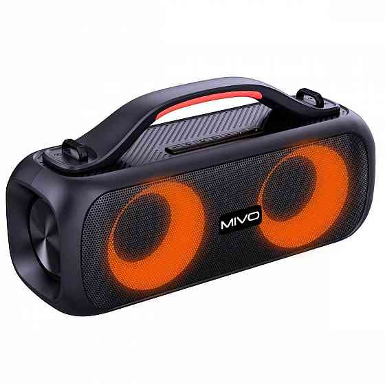 Mivo M14, 30Вт Портативная беспроводная колонка c RGB подсветкой (Влагозащита) Донецк