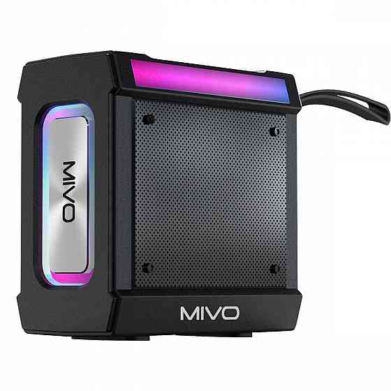 Mivo M41, 12Вт Портативная беспроводная колонка c RGB подсветкой (Влагозащита) Донецк