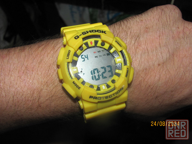Электронные китайские часы Casio, Replica жёлтые Донецк - изображение 1