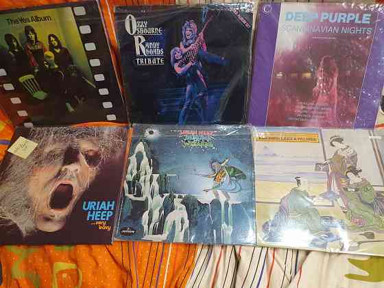 Виниловые пластинки Beatles, Led Zeppelin, Grand Funk Донецк