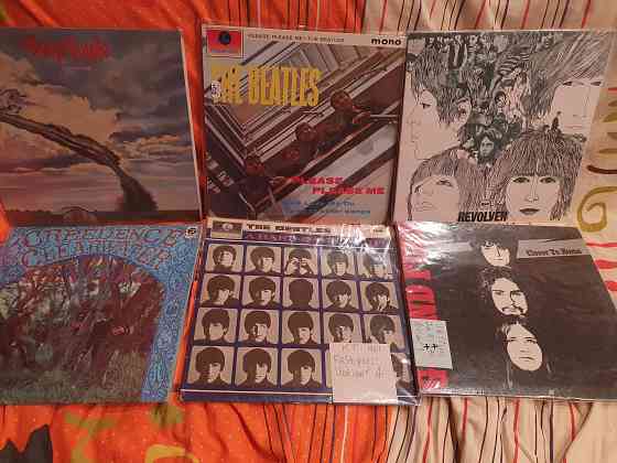 Виниловые пластинки Beatles, Led Zeppelin, Grand Funk Донецк