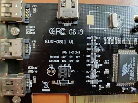 Контроллер FireWire EUR-0811 V1 Плата Видеозахват Донецк