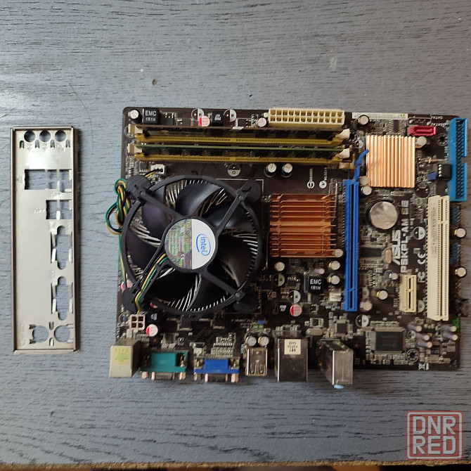 Комплект Asus p5kpl-am se + Core 2 Duo E8400 + 4GB DDR2 + охлаждение Донецк - изображение 3