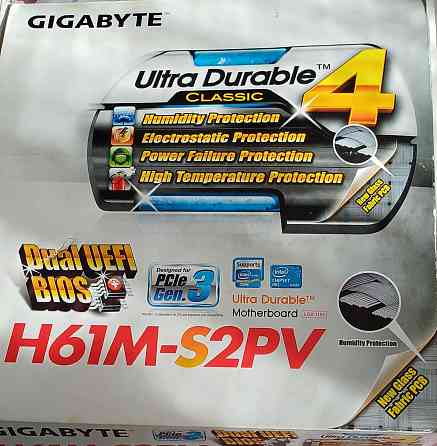 Материнскся плата Gigabyte H61M-S2PV Донецк