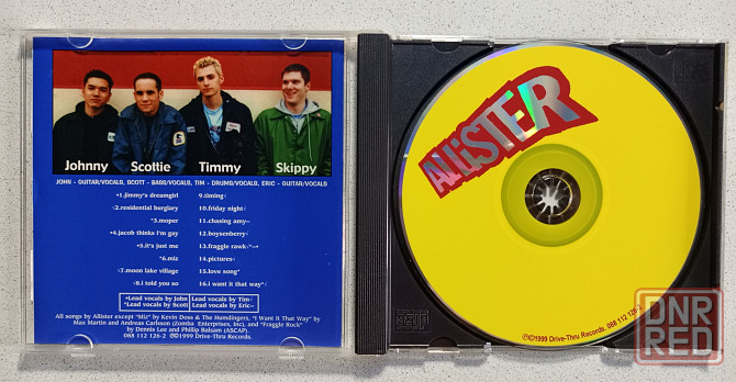 CD диск Allister-Dead Ends and Girlfriends Донецк - изображение 3