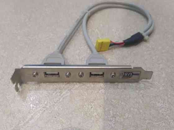 USB 2.0 удлинитель, планка, разъем внутренний Донецк