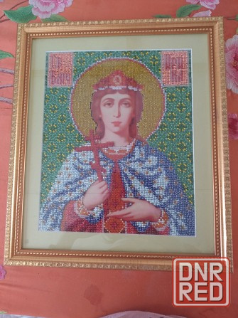 Икона святая Ирина вышивка бисером Донецк - изображение 1