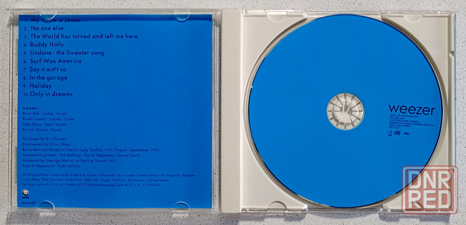 CD диск Weezer-Weezer Донецк - изображение 3