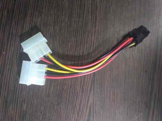 Кабель питания PCI-E 6-pin/Molex 4pin Донецк