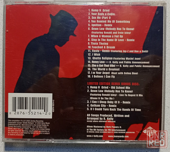 CD диск R KELLY - The R. In R&B Greatest Hits Collection Донецк - изображение 2