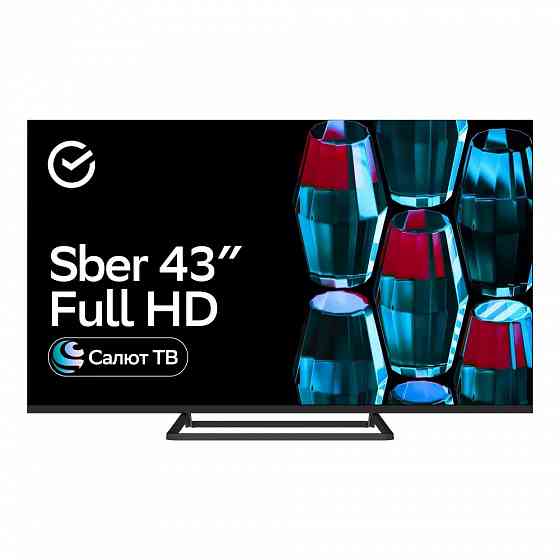 Телевизор Sber SDX-43F2128, 43"(109 см), FHD, RAM 1,5GB, (2024) Донецк