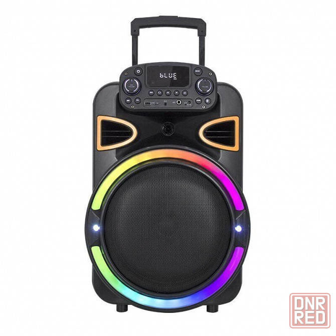 MIVO MD-112, 60Вт Портативная беспроводная колонка c RGB подсветкой + 2 микрофона (Влагозащита) Донецк - изображение 1