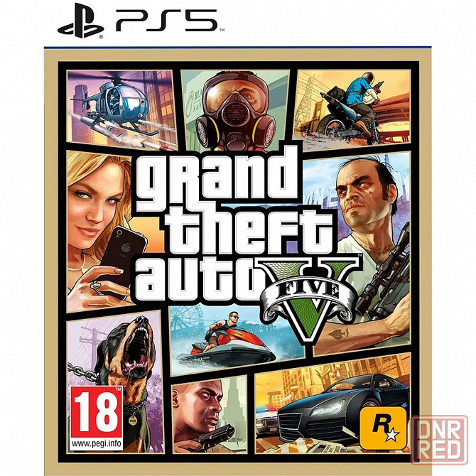 Игра Диск GTA 5 для Sony Playstation 5 Донецк - изображение 1