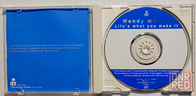 CD диск WENDY MOTEN - LIFE'S WHAT YOU MAKE IT Донецк - изображение 3