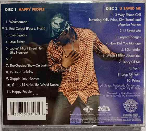 2 CD диска R.Kally-Happy People Донецк