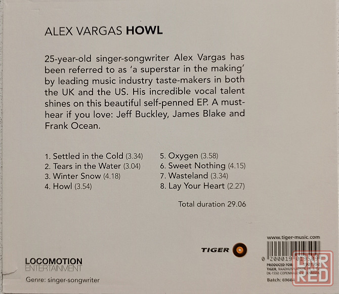 CD диск Alex Vargas-Howl Донецк - изображение 2
