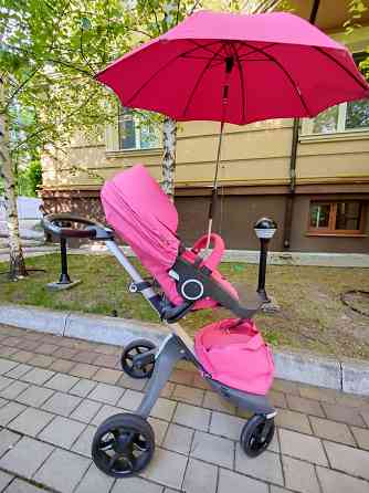 Коляска Stokke limited 3в1 розовая Донецк