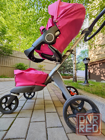 Коляска Stokke limited 3в1 розовая Донецк - изображение 1