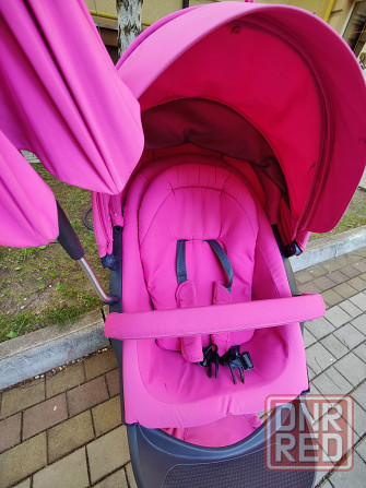 Коляска Stokke limited 3в1 розовая Донецк - изображение 2