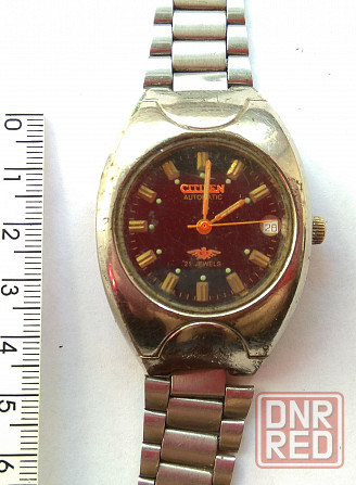 Часы citizen automatic 21 jewels water resist Донецк - изображение 2