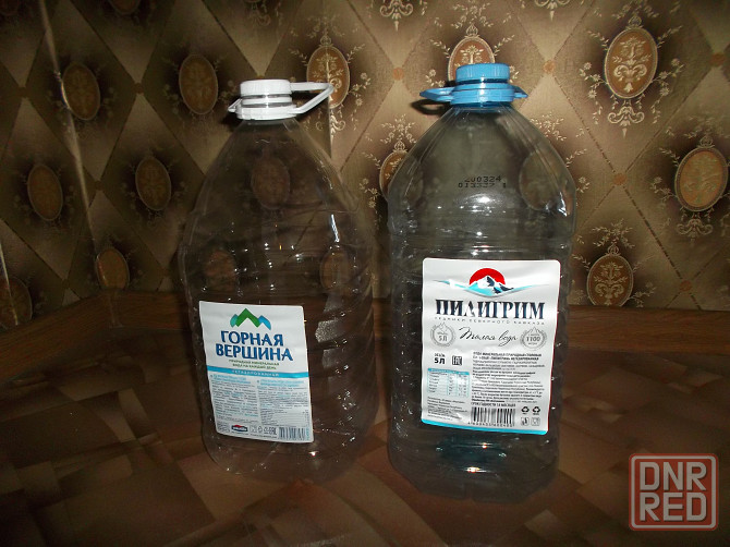 Баклажка бутыль 5 л пластик для воды питьевой Донецк - изображение 1