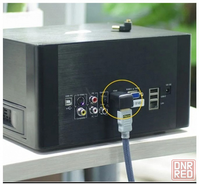 HDMI-адаптер (переходник) угловой HDMI-HDMI, угол 90 градусов Донецк - изображение 6