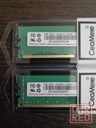 Оперативная память CeaMere DDR3 16GB (8GBx2) 1600mhz Новая Донецк - изображение 2