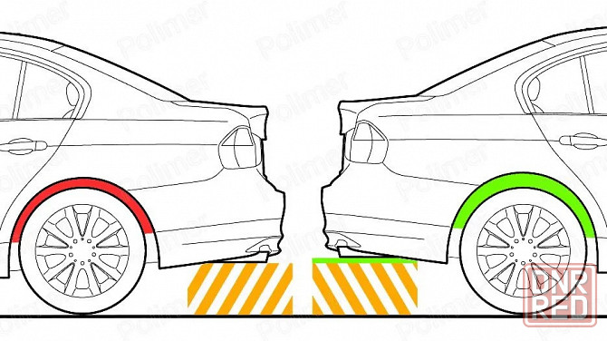 Проставки увеличения клиренса задних стоек для HYUNDAI TUCSON (I) 2004-2013 - полиуретан 30 мм Донецк - изображение 7
