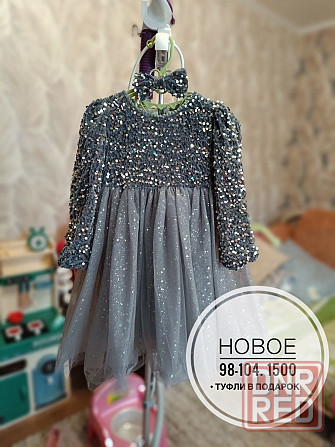 Новое платье 98-104 Донецк - изображение 1