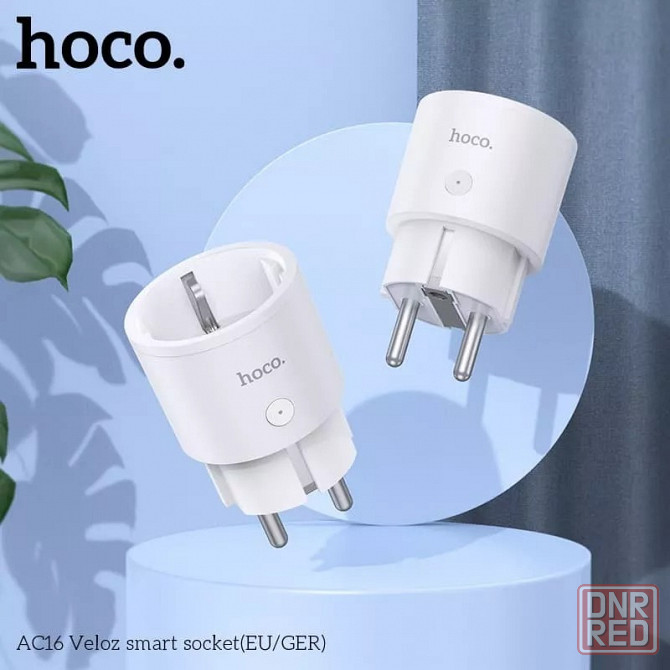 Умная розетка Hoco AC16 Wi-Fi адаптер питания Донецк - изображение 1
