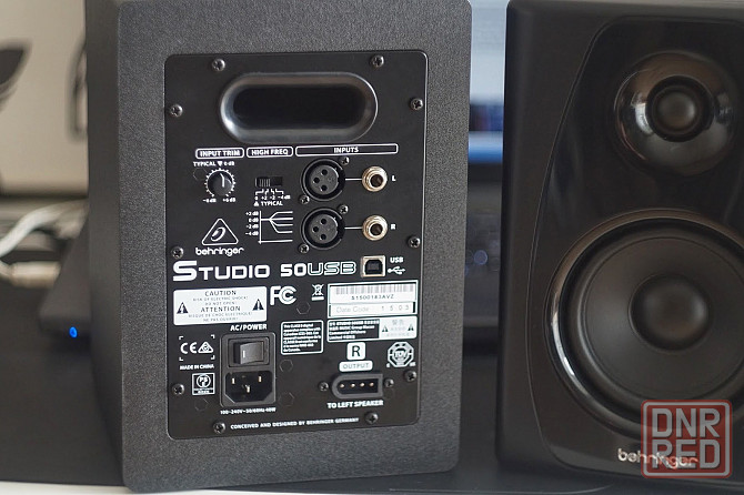 Студийные мониторы Behringer Studio 50USB, колонки, акустика Донецк - изображение 3