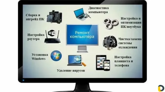 Компьютерная помощь. Ремонт и обслуживание компьютерной техники. Донецк