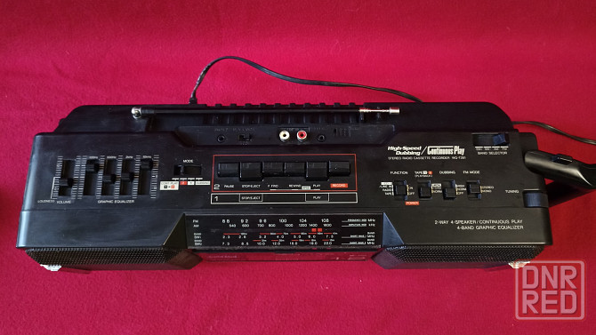 Магнитола SHARP WQ-T281Z(BK). Старобешево - изображение 4