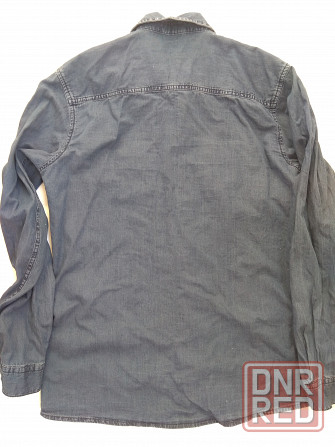Рубашка джинсовая мужская garment-dyed Livergy Донецк - изображение 3