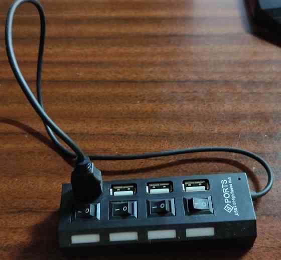 USB-hub на 4 порта с кнопками Донецк