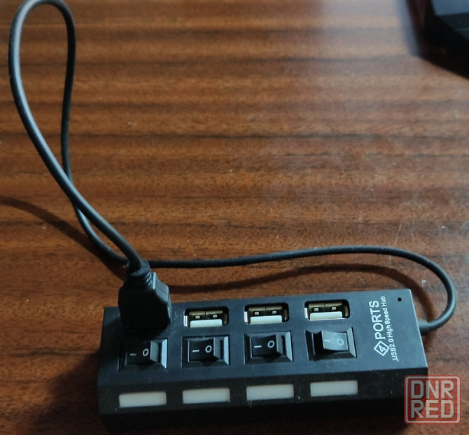 USB-hub на 4 порта с кнопками Донецк - изображение 1