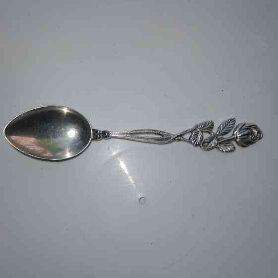 Ложка серебро 875 пробы. 1956 год МЮ6. Донецк