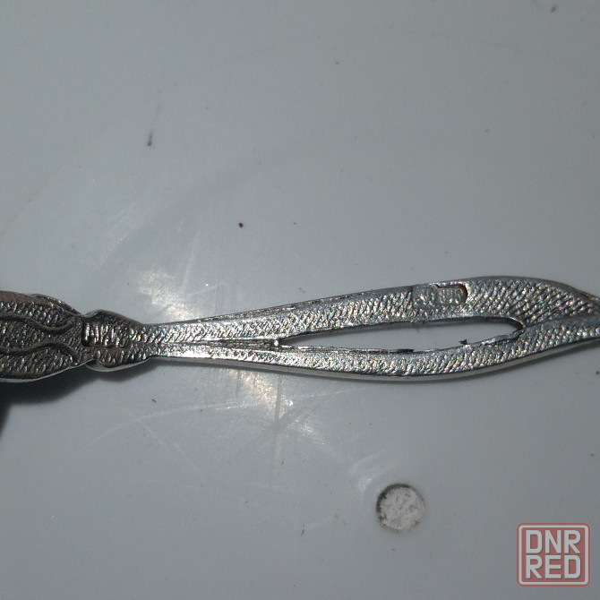 Ложка серебро 875 пробы. 1956 год МЮ6. Донецк - изображение 3