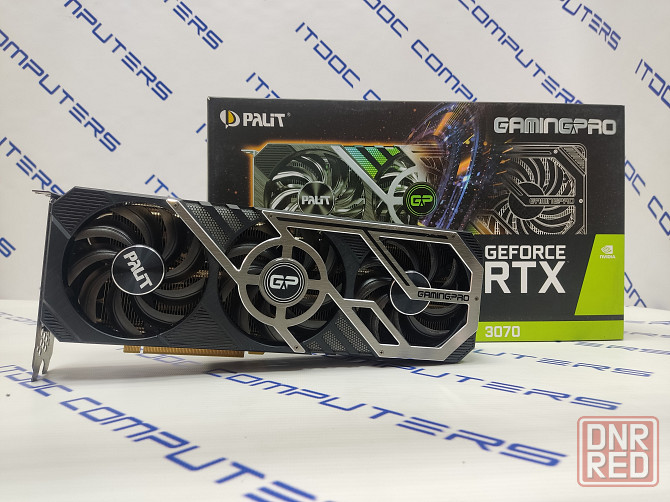 Видеокарта Palit GeForce RTX 3070 GamingPro OC PCI Донецк - изображение 1