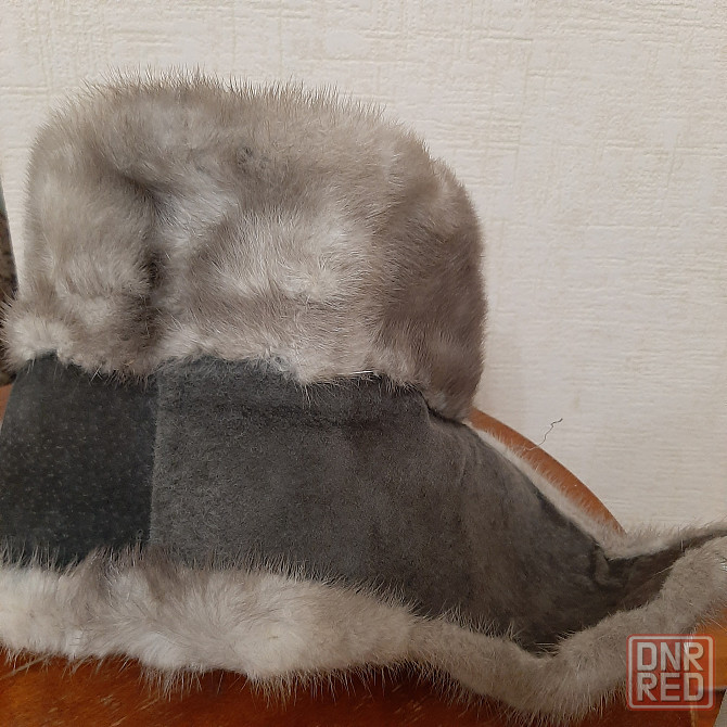 Продам шапку фабричную голубая норка Донецк - изображение 2
