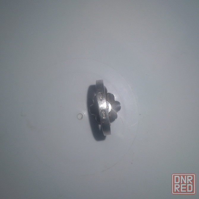 Кольцо серебряное 875 пробы с камушком. 1960 год. Донецк - изображение 6