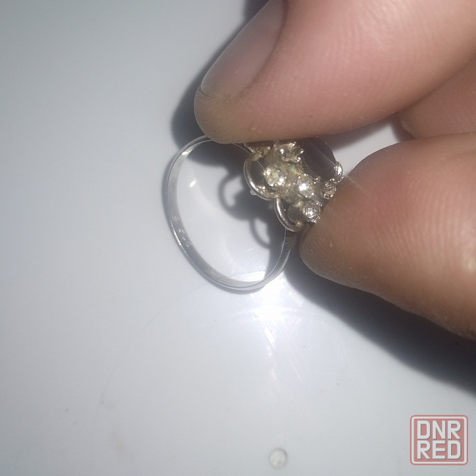 Кольцо серебряное 925 пробы с камушками. Раритет. Донецк - изображение 4