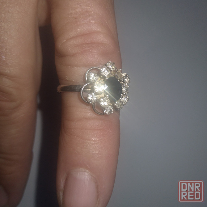 Кольцо серебряное 925 пробы с камушками. Раритет. Донецк - изображение 6