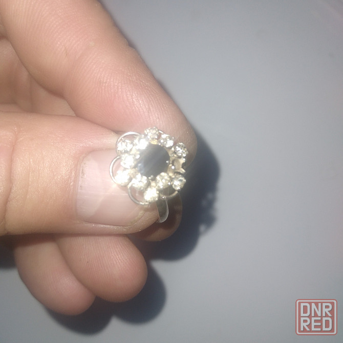 Кольцо серебряное 925 пробы с камушками. Раритет. Донецк - изображение 5